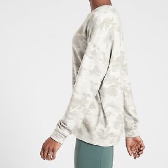 Athleta XS Camouflage/Camo print Sweatshirt - Picture 2 of 4